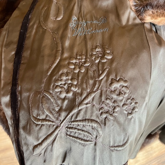 Elegant Dark Brown Teddy Jacket - Picture 6 of 8